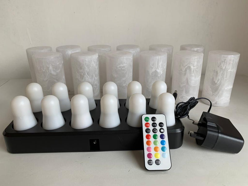 Set of 12 pcs Clouds Shades and Tea Light