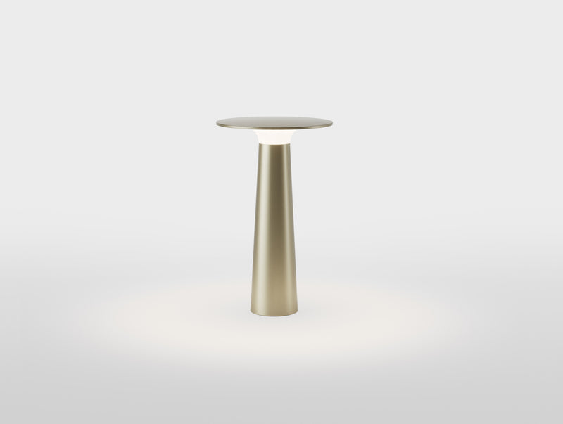 Klaus Nolting 'Qu' Portable Outdoor Aluminum Table Lamp for IP44.de